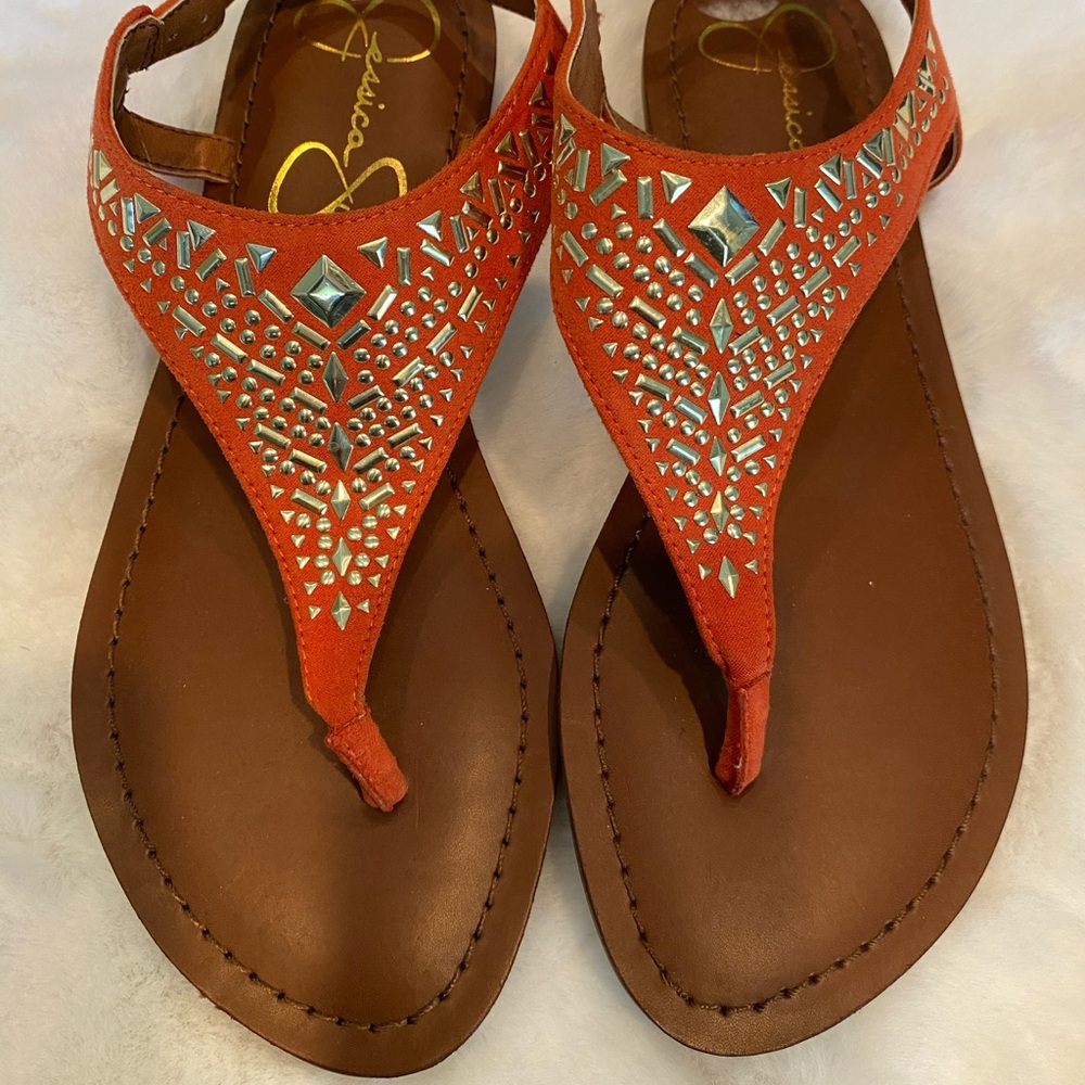 Orange Jessica Simpson Sandals